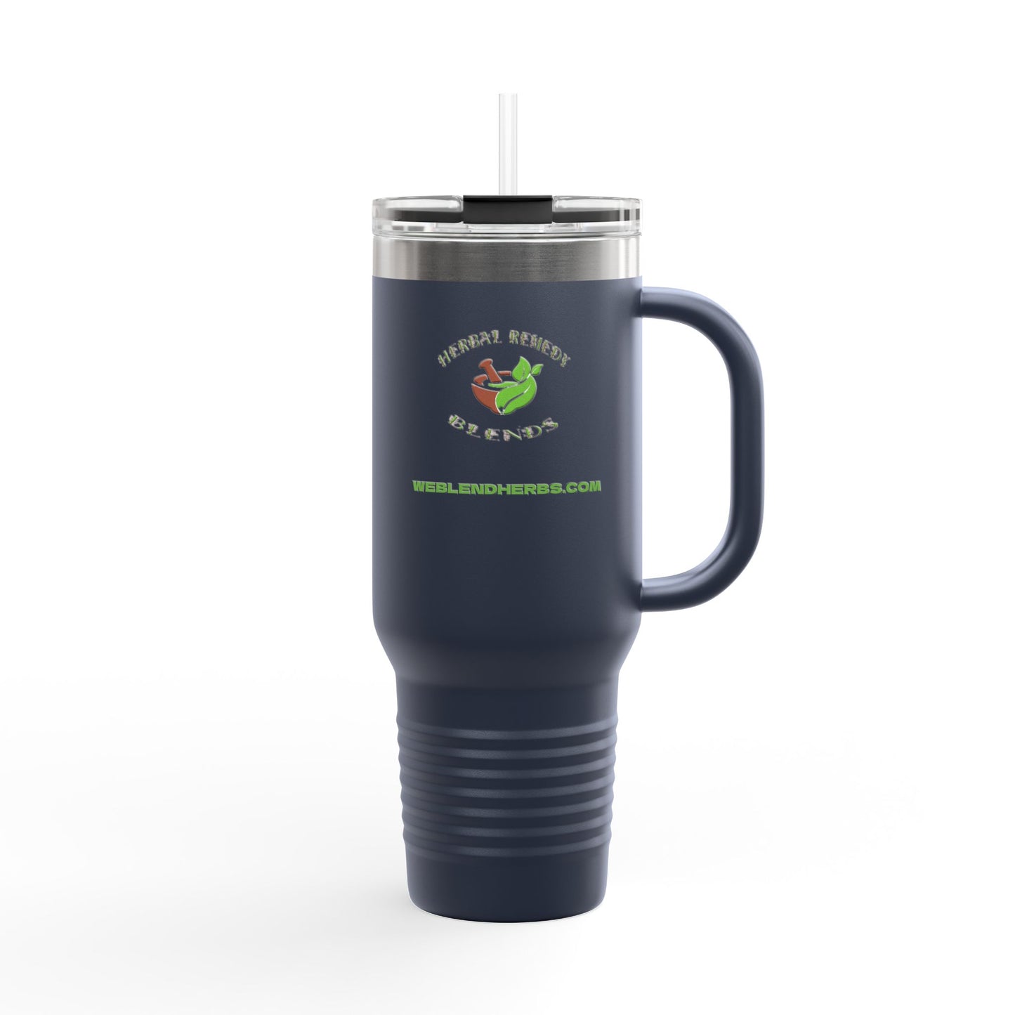 Herbal Remedy Insulated Travel Mug - 40oz Coffee Tumbler for On-the-Go