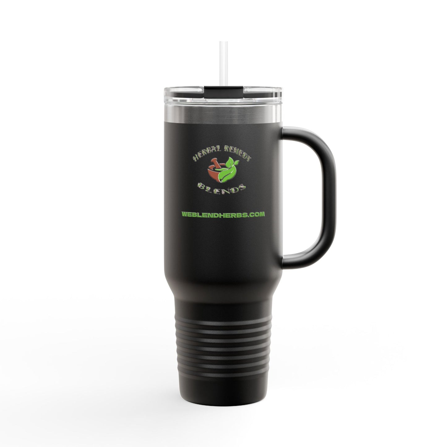 Herbal Remedy Insulated Travel Mug - 40oz Coffee Tumbler for On-the-Go