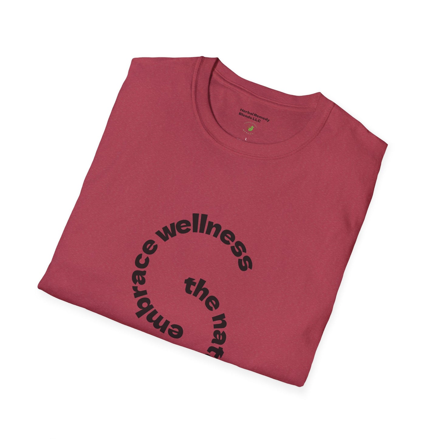 Wellness Nature Unisex Softstyle T-Shirt - The Healing Touch of Nature