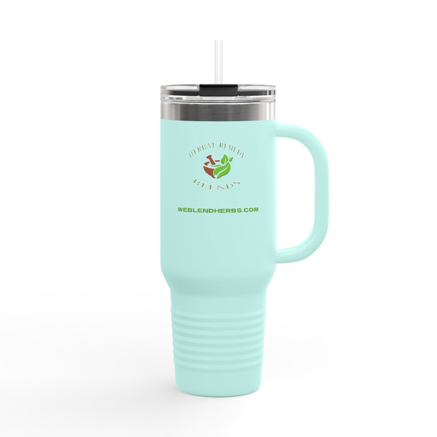 Herbal Remedy Insulated Travel Mug - 40oz Coffee Tumbler for On-the-Go