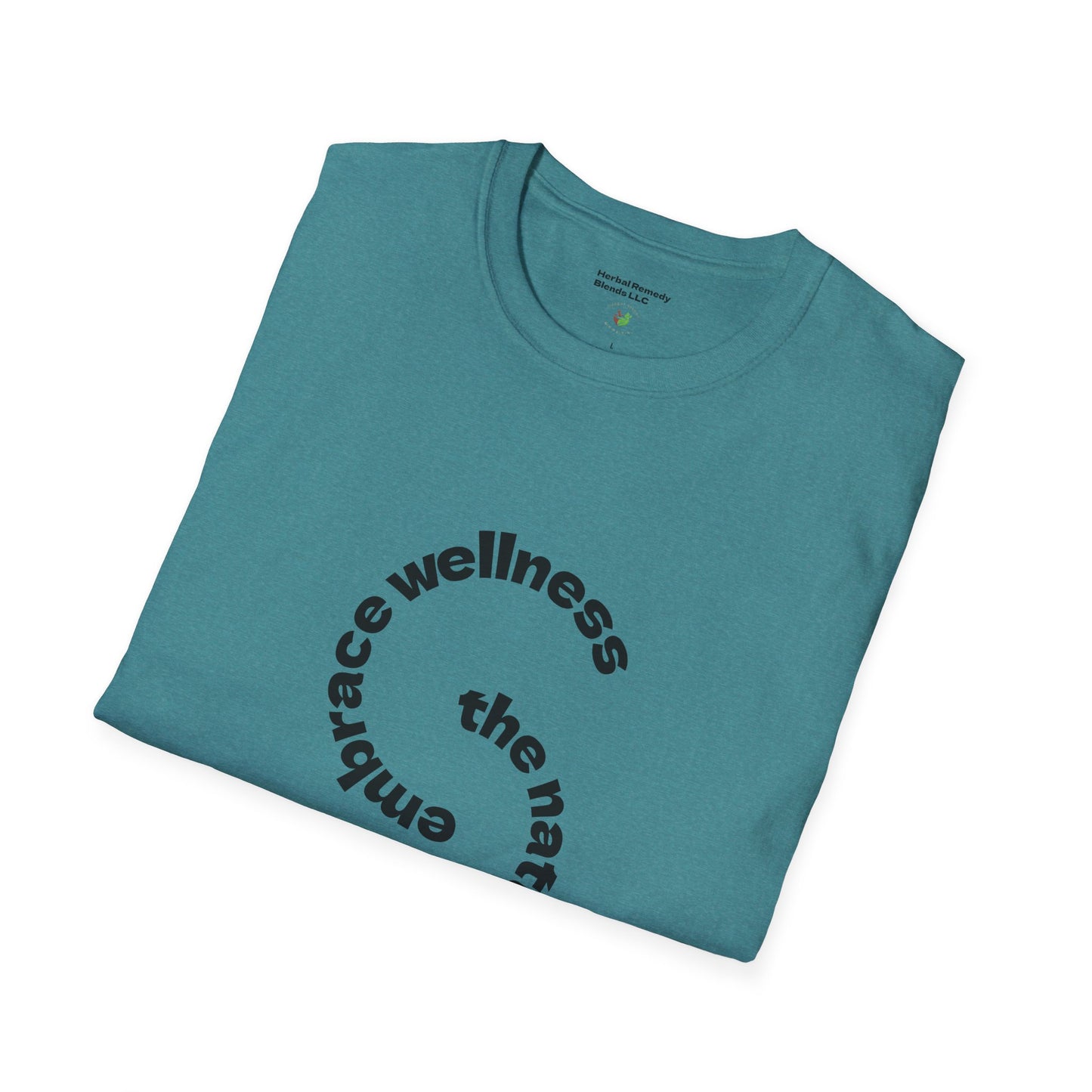 Wellness Nature Unisex Softstyle T-Shirt - The Healing Touch of Nature