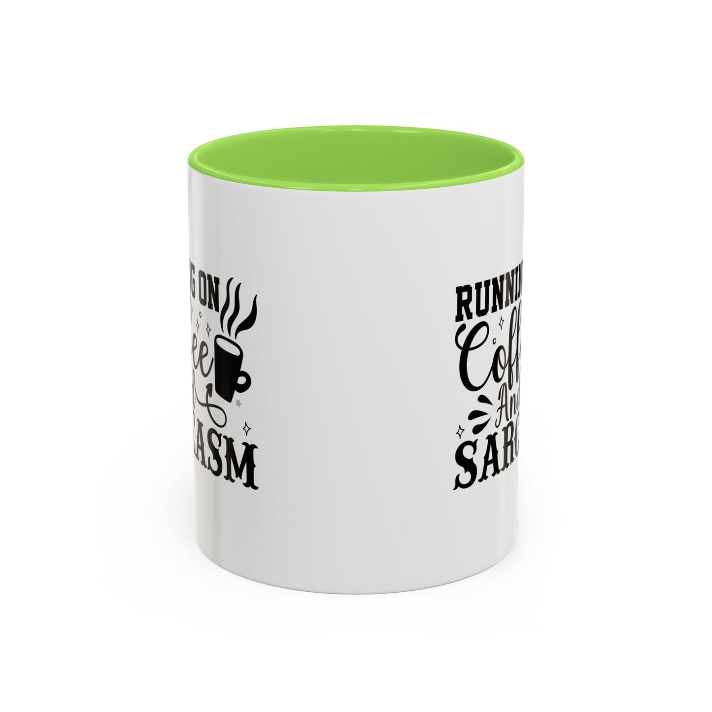 Coffee and Sarcasm Mug, Colorful Coffee Cup, Gift for Coffee Lovers, Funny Mug for Home, Office, Birthday Gift