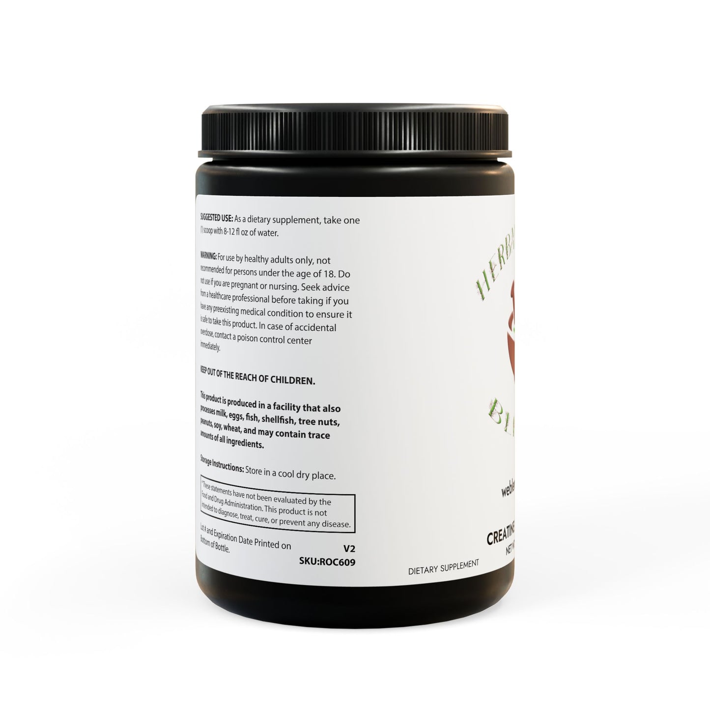 Creatine Monohydrate Supplement (300g, 10.58oz)