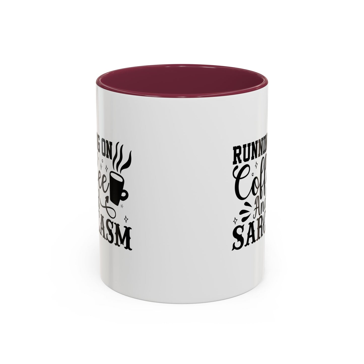 Coffee and Sarcasm Mug, Colorful Coffee Cup, Gift for Coffee Lovers, Funny Mug for Home, Office, Birthday Gift