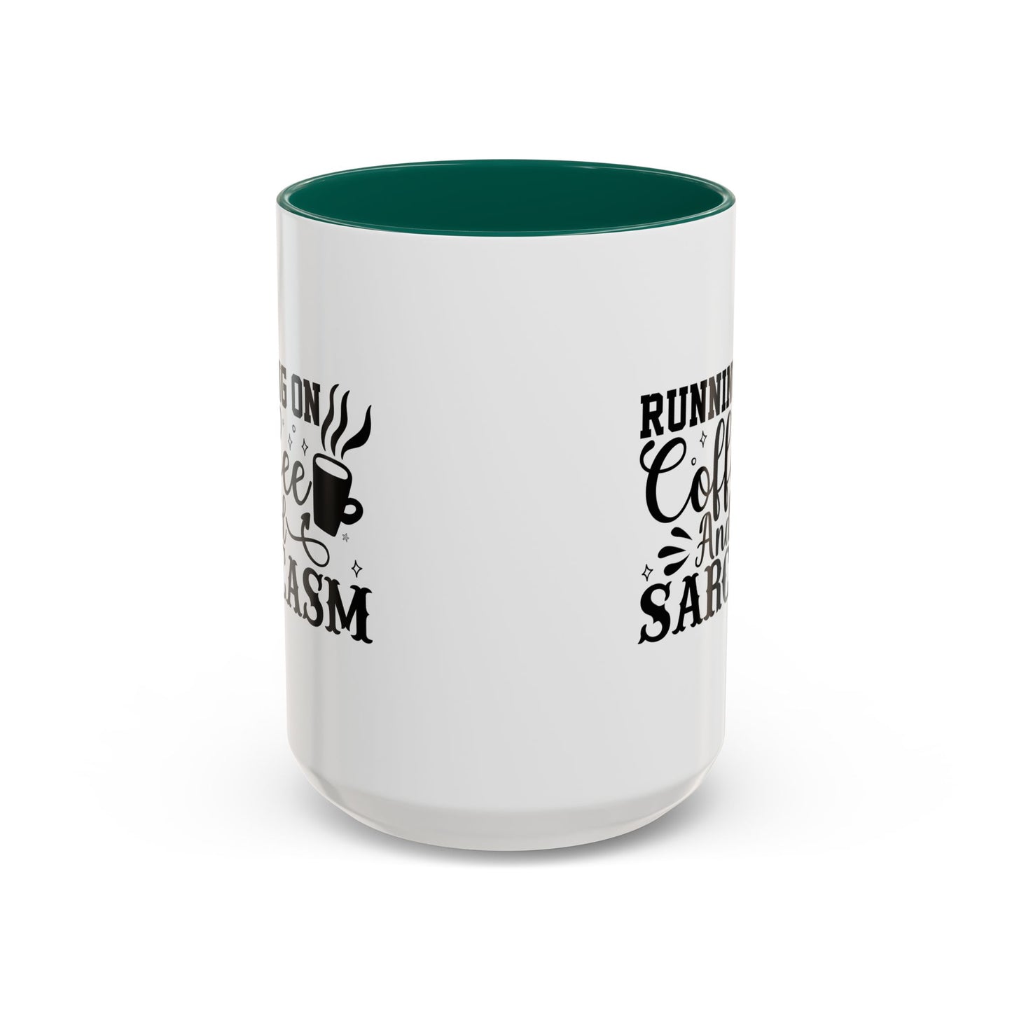 Coffee and Sarcasm Mug, Colorful Coffee Cup, Gift for Coffee Lovers, Funny Mug for Home, Office, Birthday Gift