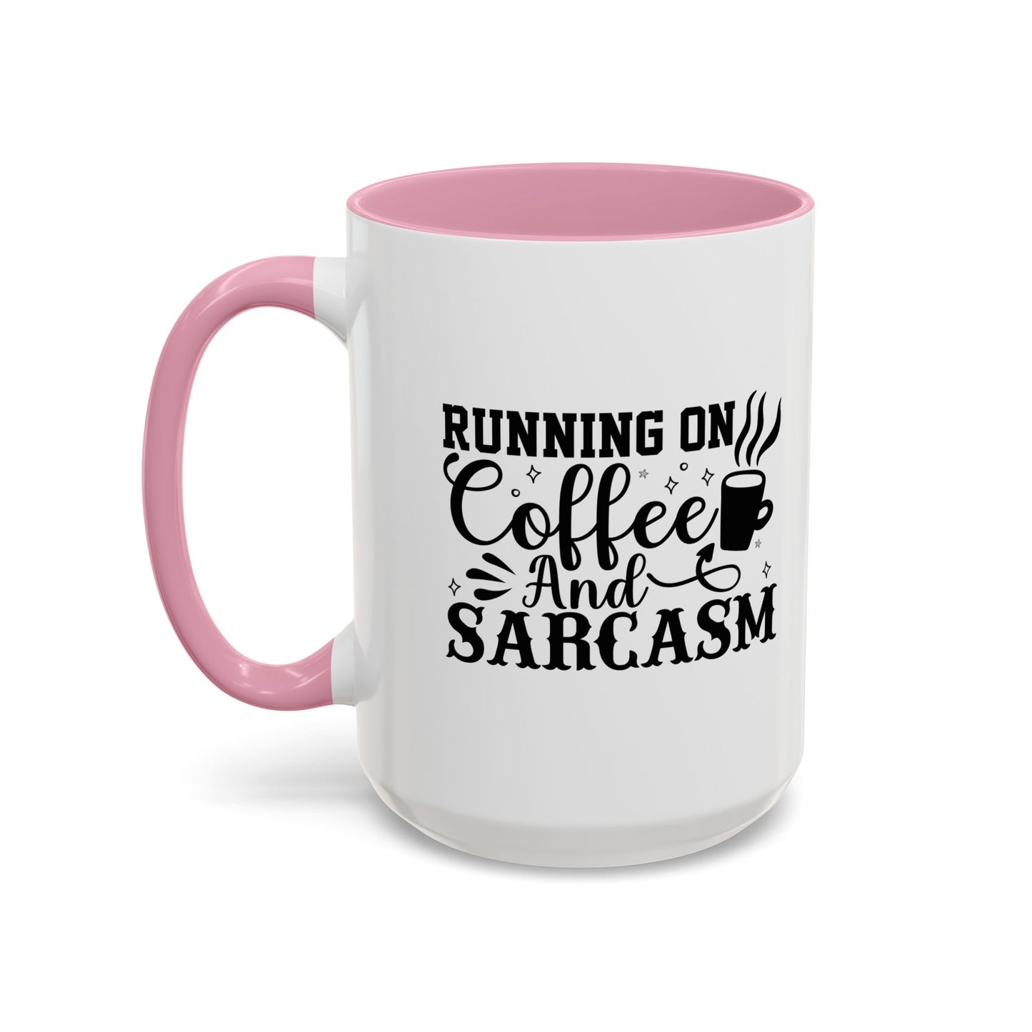 Coffee and Sarcasm Mug, Colorful Coffee Cup, Gift for Coffee Lovers, Funny Mug for Home, Office, Birthday Gift