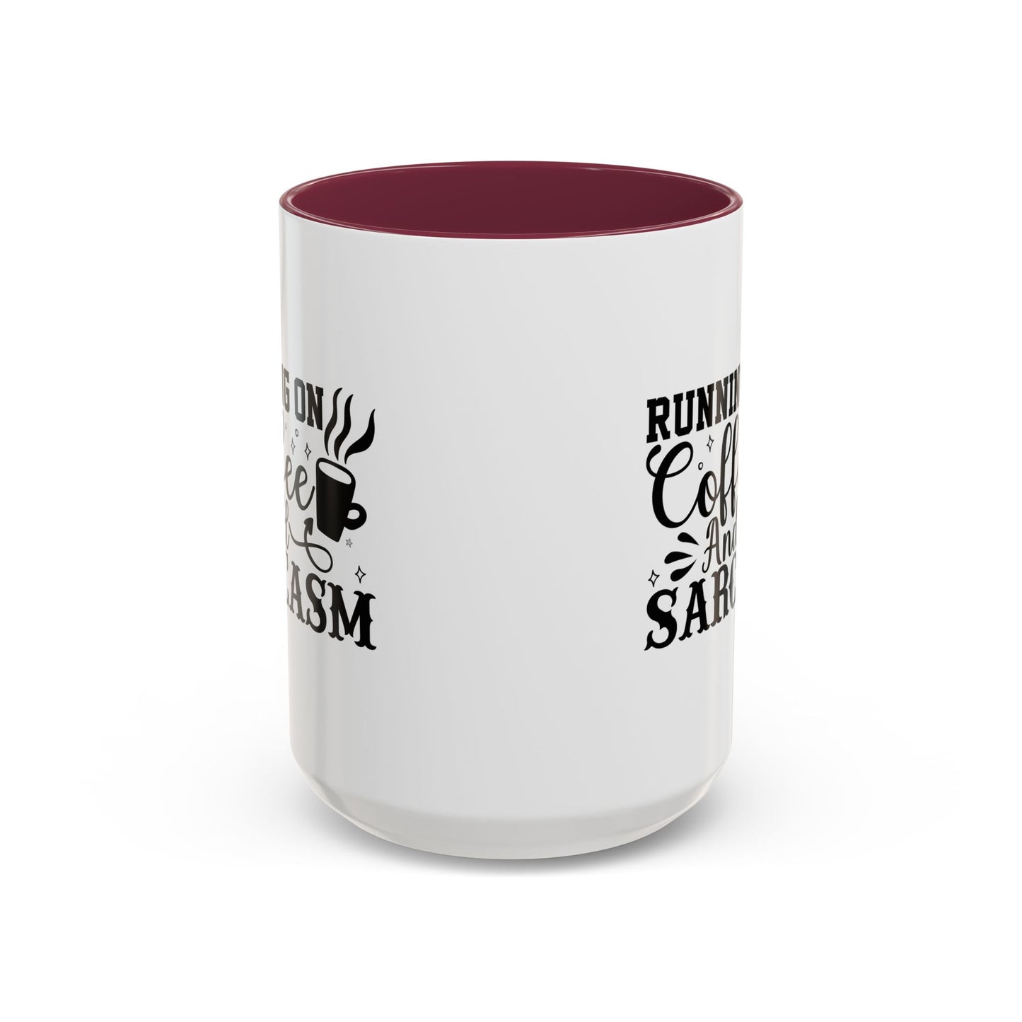 Coffee and Sarcasm Mug, Colorful Coffee Cup, Gift for Coffee Lovers, Funny Mug for Home, Office, Birthday Gift