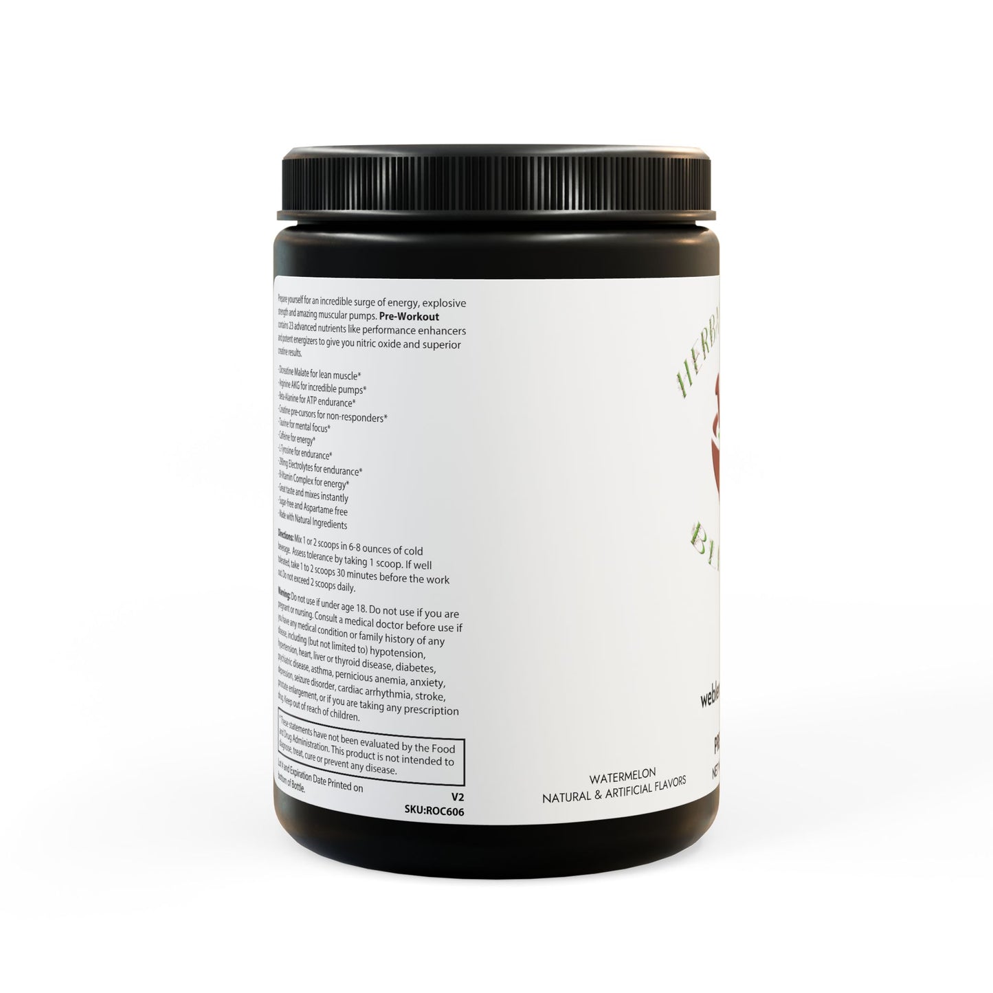 Pre-Workout Supplement, Watermelon (300g, 10.58oz)