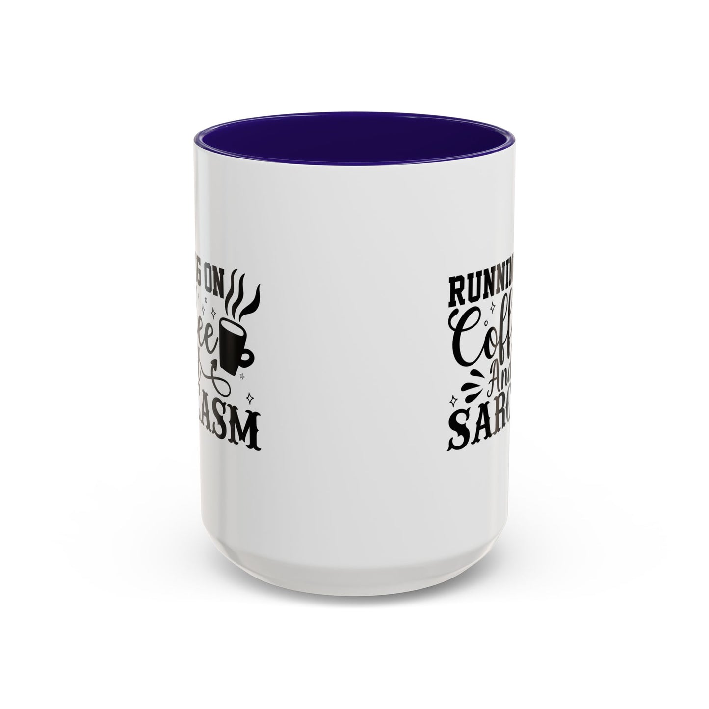 Coffee and Sarcasm Mug, Colorful Coffee Cup, Gift for Coffee Lovers, Funny Mug for Home, Office, Birthday Gift