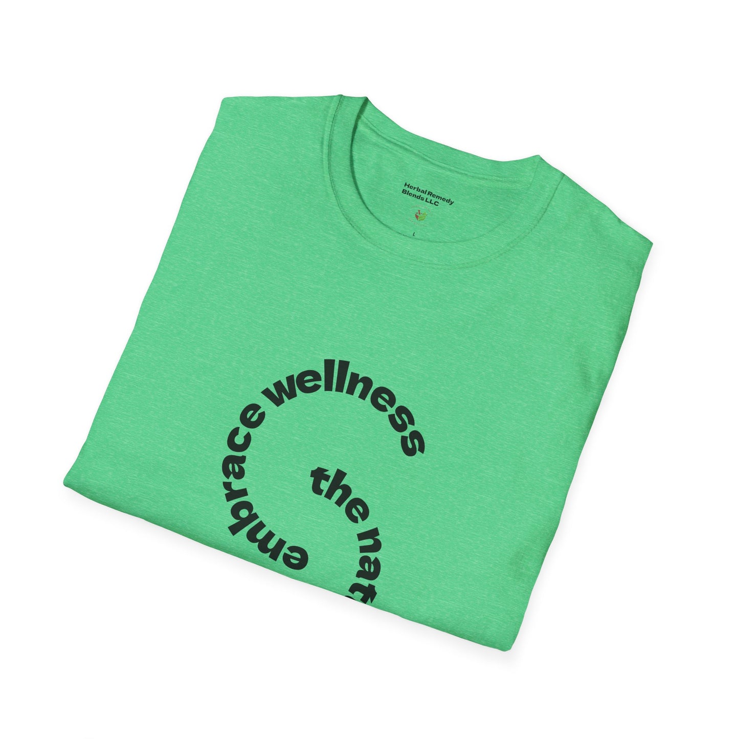 Wellness Nature Unisex Softstyle T-Shirt - The Healing Touch of Nature