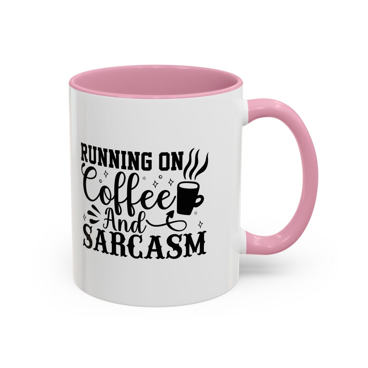Coffee and Sarcasm Mug, Colorful Coffee Cup, Gift for Coffee Lovers, Funny Mug for Home, Office, Birthday Gift