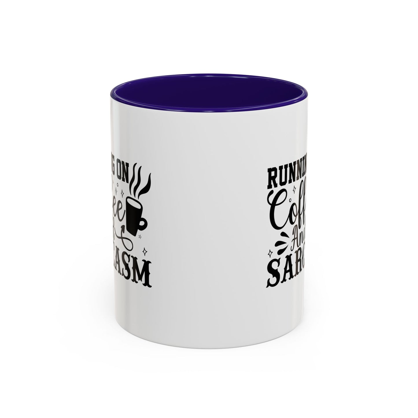 Coffee and Sarcasm Mug, Colorful Coffee Cup, Gift for Coffee Lovers, Funny Mug for Home, Office, Birthday Gift