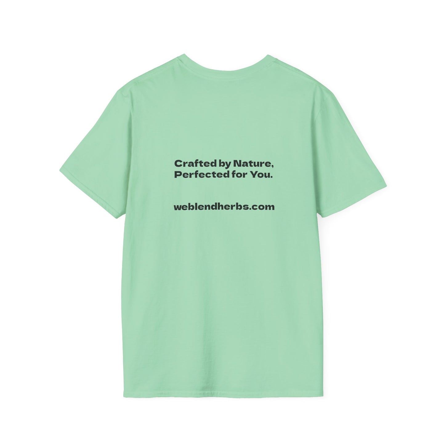Wellness Nature Unisex Softstyle T-Shirt - The Healing Touch of Nature