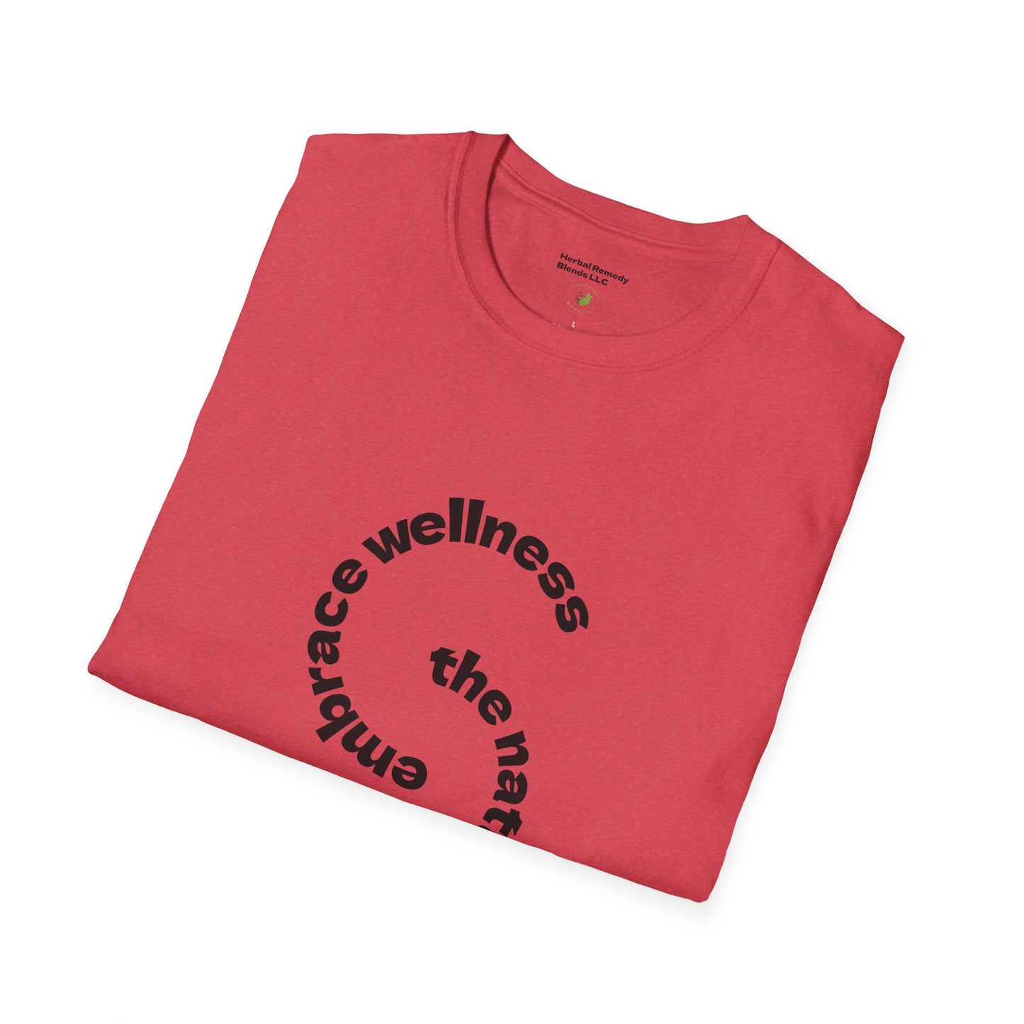 Wellness Nature Unisex Softstyle T-Shirt - The Healing Touch of Nature