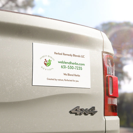 Herbal Remedy Car Magnet, Nature-Inspired Vehicle Decor, Eco-Friendly Gift, Herb Lover's Car Art, Plant Enthusiast Magnet