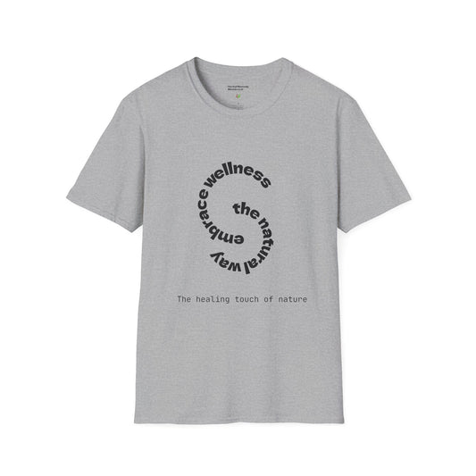 Wellness Nature Unisex Softstyle T-Shirt - The Healing Touch of Nature
