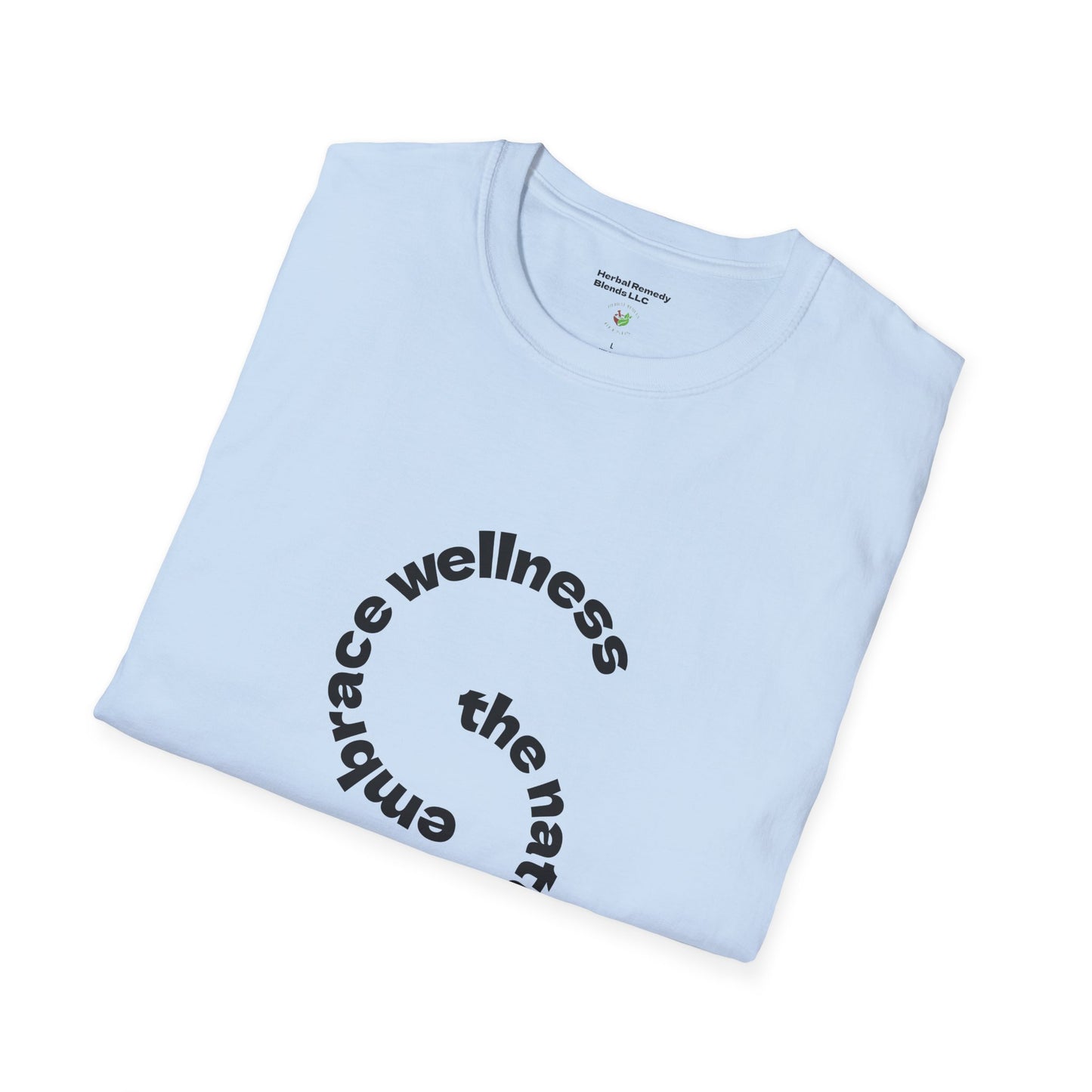 Wellness Nature Unisex Softstyle T-Shirt - The Healing Touch of Nature