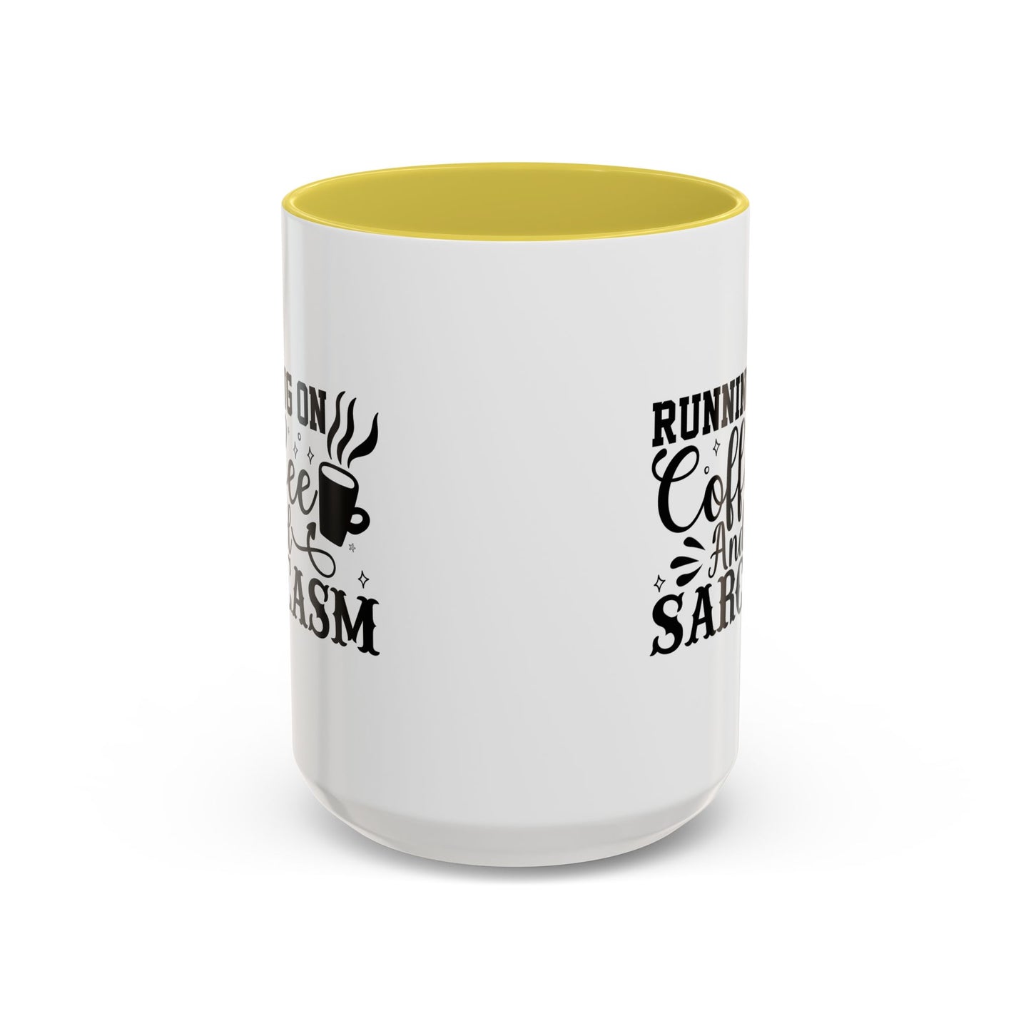 Coffee and Sarcasm Mug, Colorful Coffee Cup, Gift for Coffee Lovers, Funny Mug for Home, Office, Birthday Gift