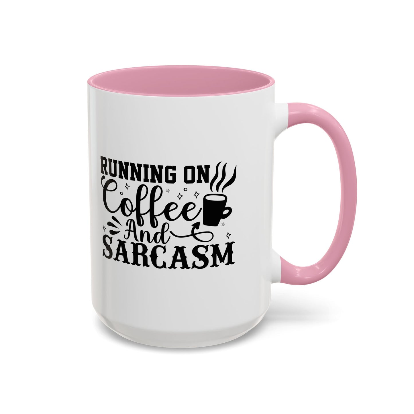 Coffee and Sarcasm Mug, Colorful Coffee Cup, Gift for Coffee Lovers, Funny Mug for Home, Office, Birthday Gift
