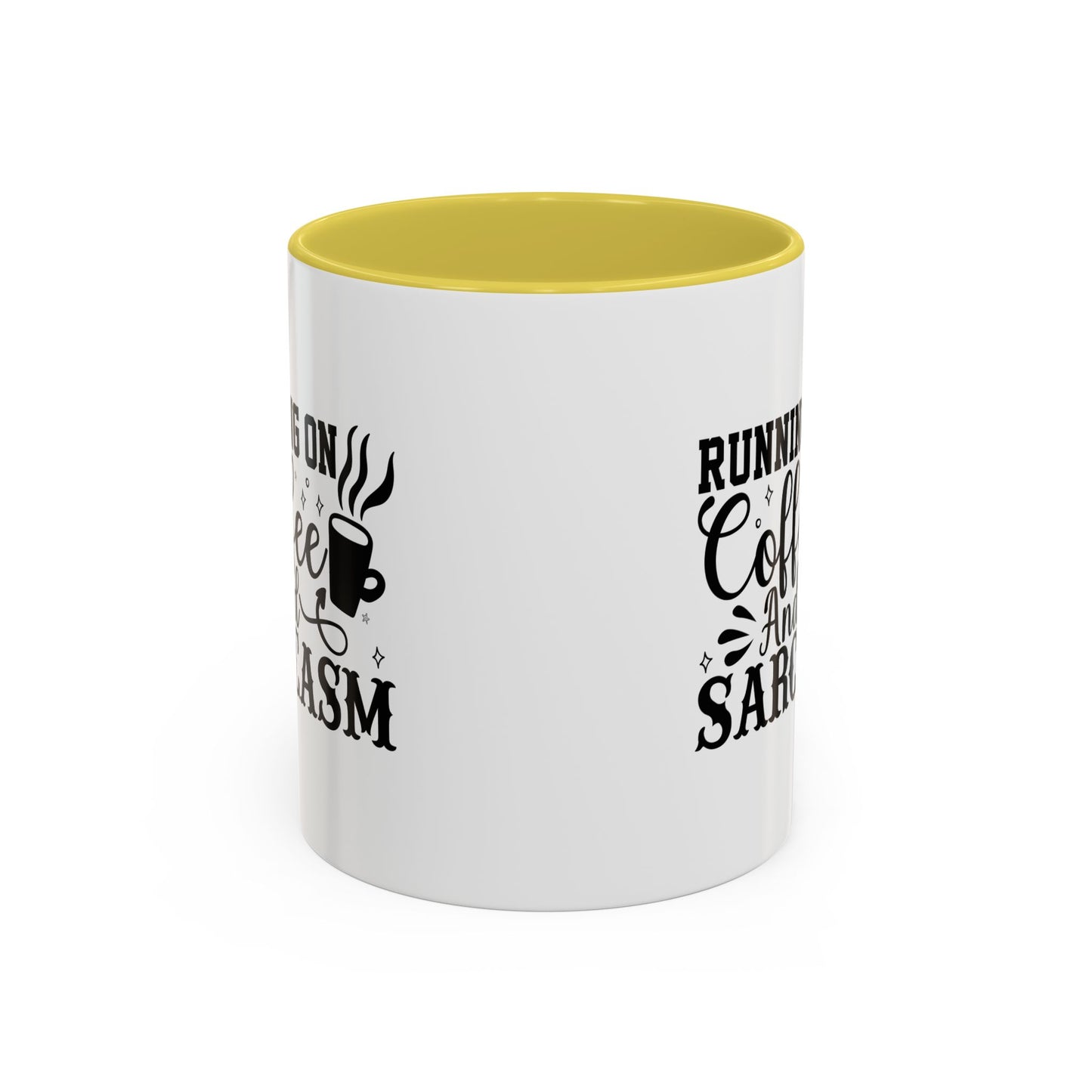 Coffee and Sarcasm Mug, Colorful Coffee Cup, Gift for Coffee Lovers, Funny Mug for Home, Office, Birthday Gift