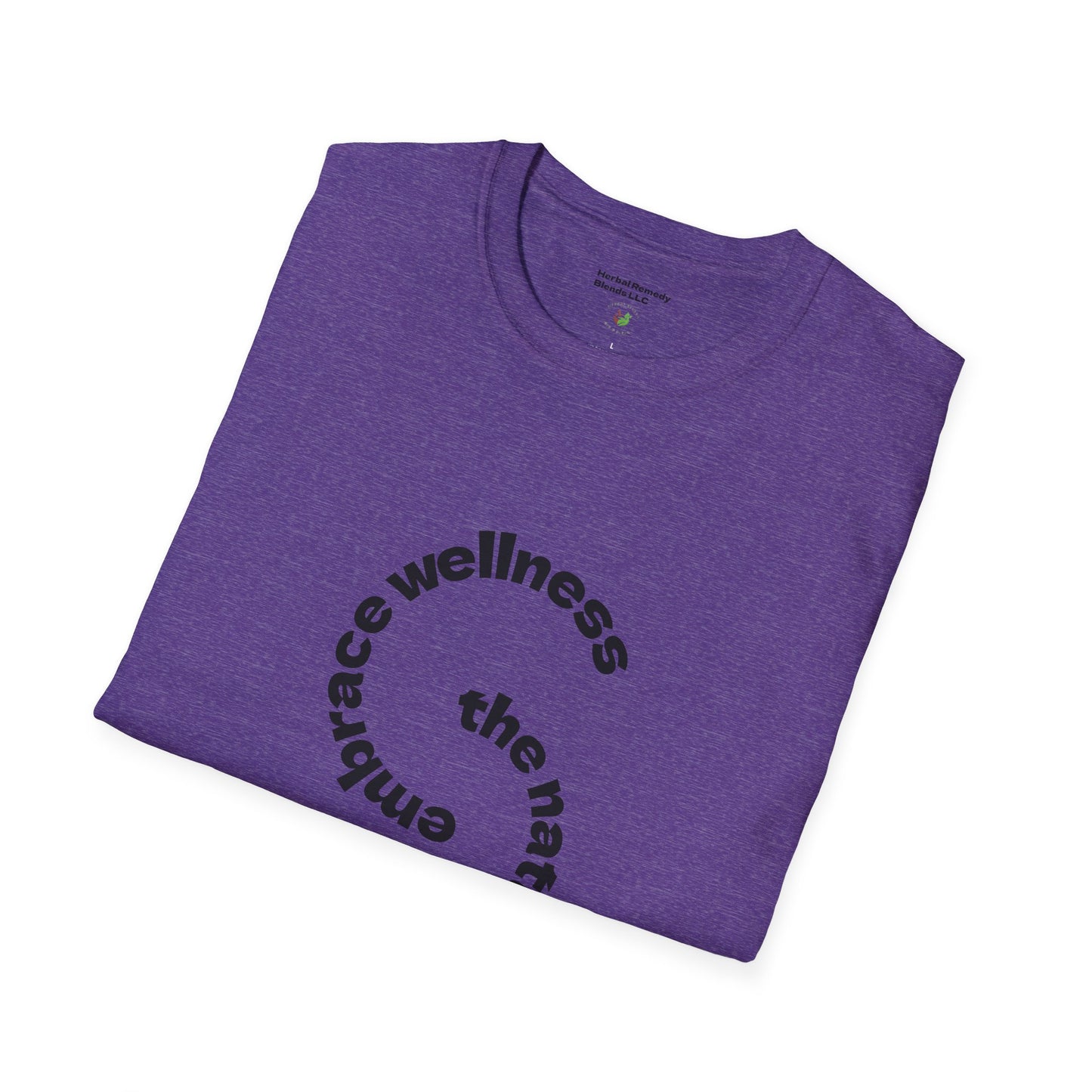 Wellness Nature Unisex Softstyle T-Shirt - The Healing Touch of Nature