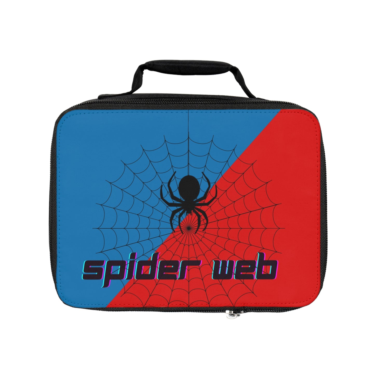 Spider Web Lunch Bag - Fun, Stylish Lunch Tote for Kids, School, Picnic, Spider-Man Fans, Halloween