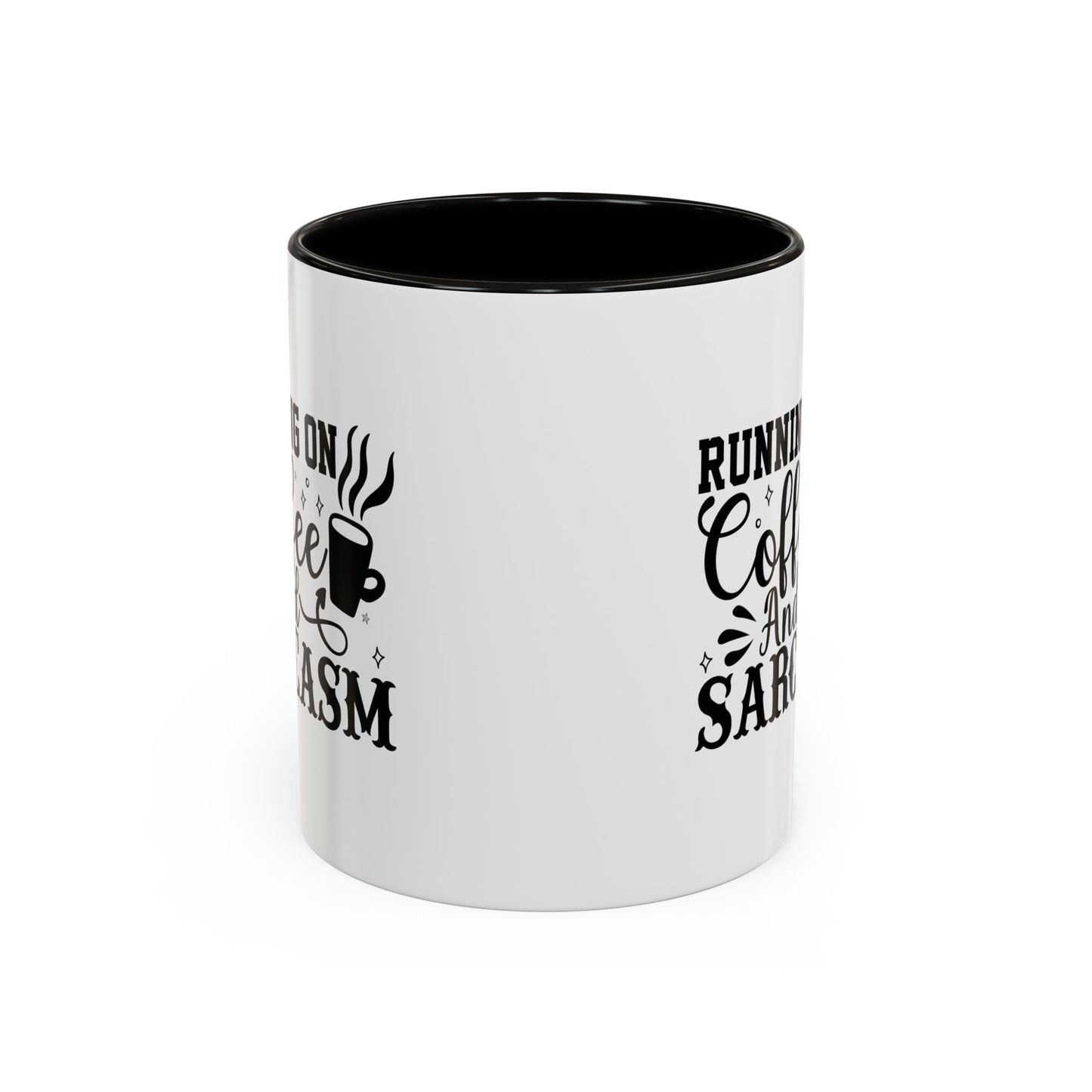 Coffee and Sarcasm Mug, Colorful Coffee Cup, Gift for Coffee Lovers, Funny Mug for Home, Office, Birthday Gift