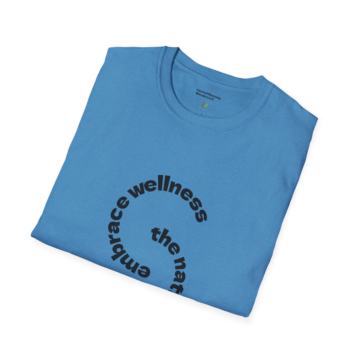 Wellness Nature Unisex Softstyle T-Shirt - The Healing Touch of Nature
