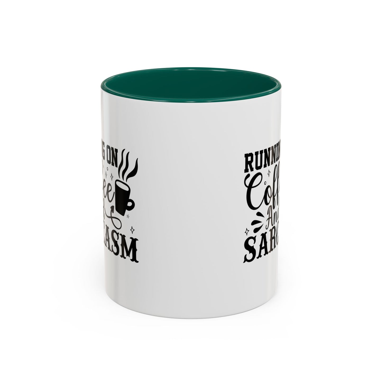 Coffee and Sarcasm Mug, Colorful Coffee Cup, Gift for Coffee Lovers, Funny Mug for Home, Office, Birthday Gift