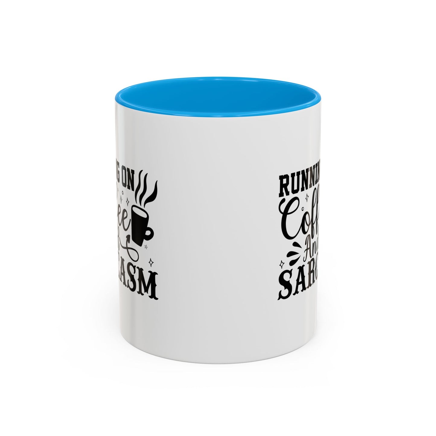 Coffee and Sarcasm Mug, Colorful Coffee Cup, Gift for Coffee Lovers, Funny Mug for Home, Office, Birthday Gift