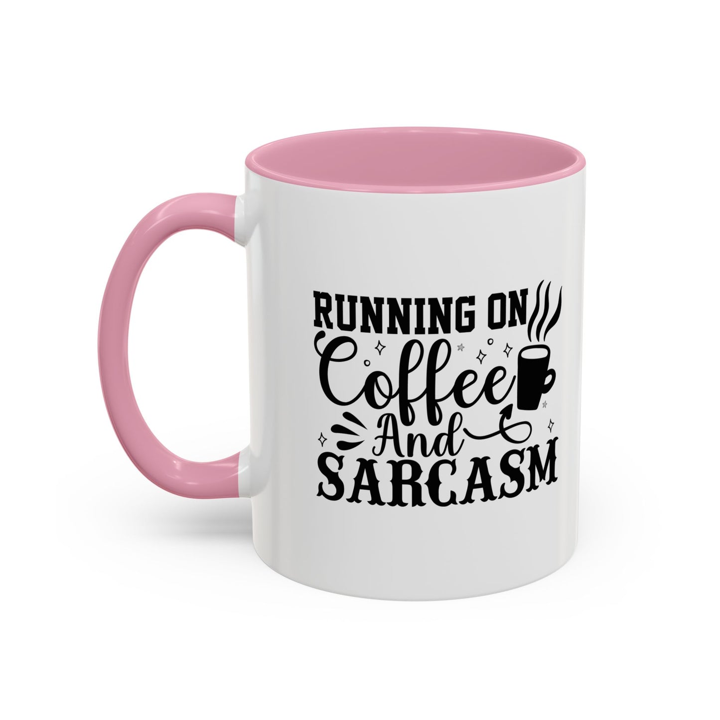 Coffee and Sarcasm Mug, Colorful Coffee Cup, Gift for Coffee Lovers, Funny Mug for Home, Office, Birthday Gift