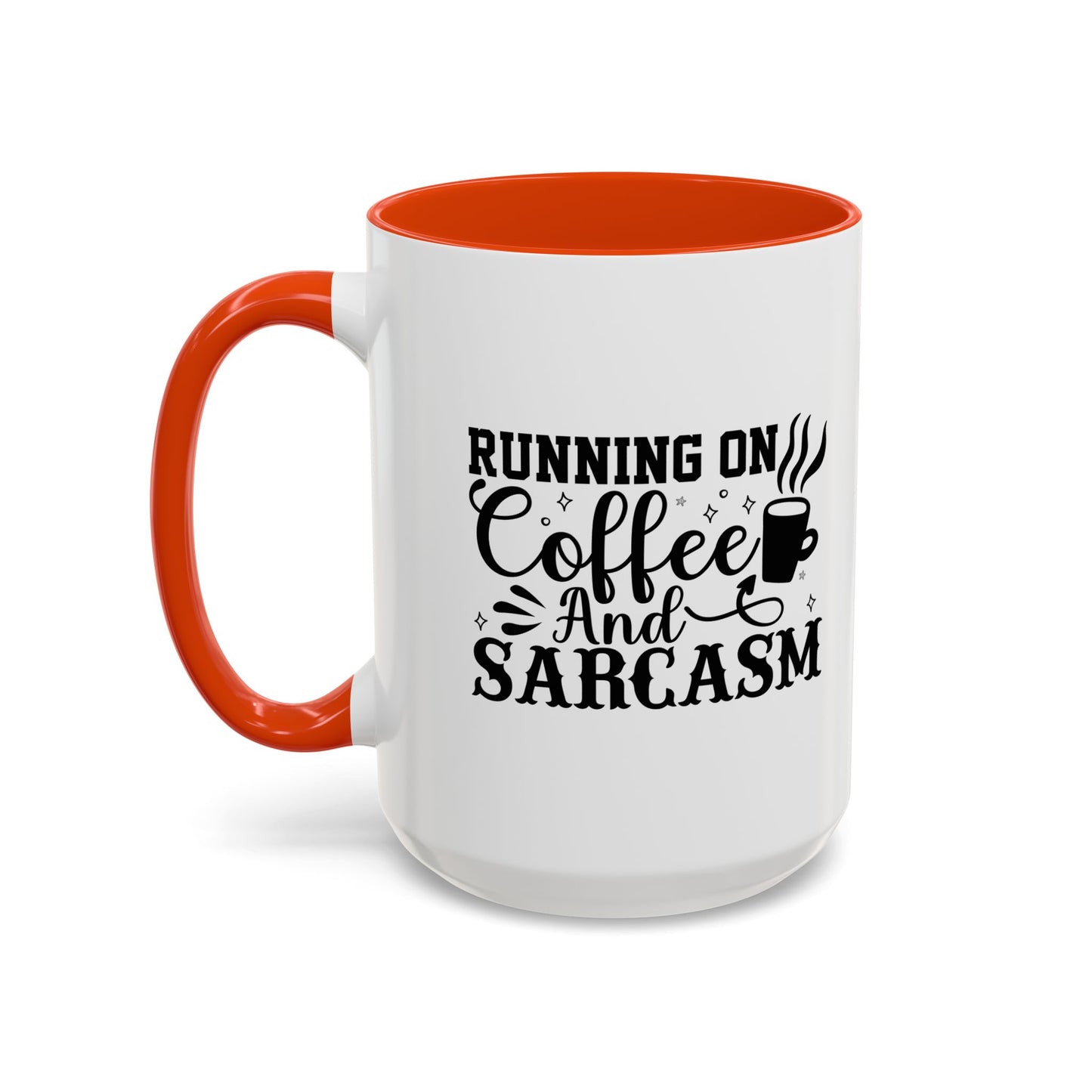 Coffee and Sarcasm Mug, Colorful Coffee Cup, Gift for Coffee Lovers, Funny Mug for Home, Office, Birthday Gift