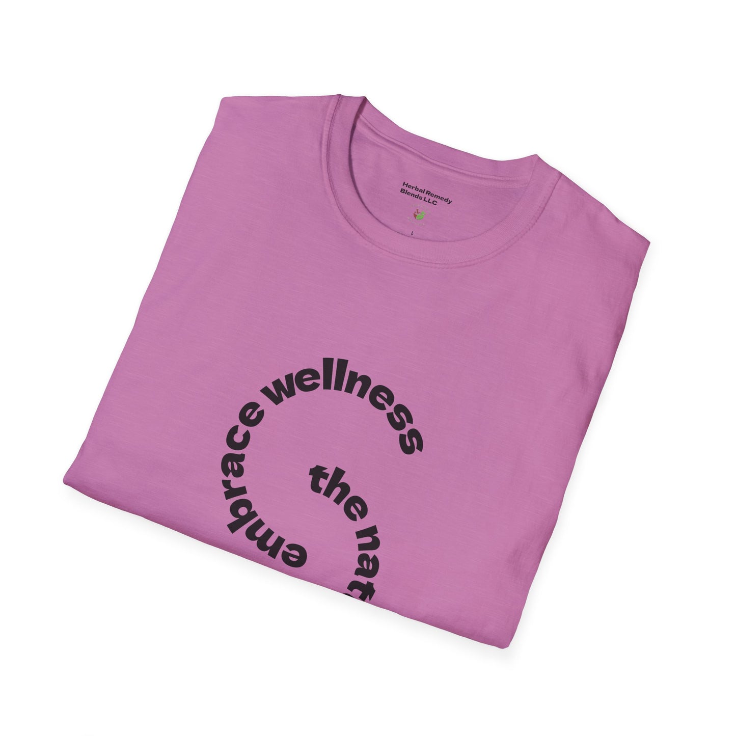 Wellness Nature Unisex Softstyle T-Shirt - The Healing Touch of Nature