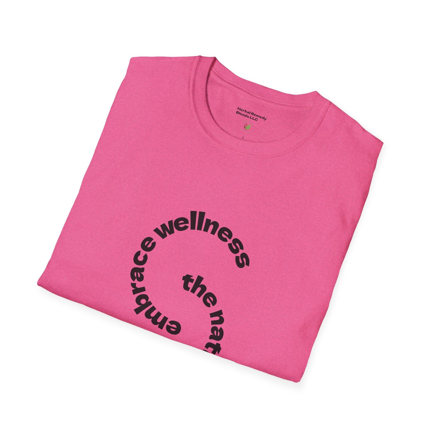 Wellness Nature Unisex Softstyle T-Shirt - The Healing Touch of Nature