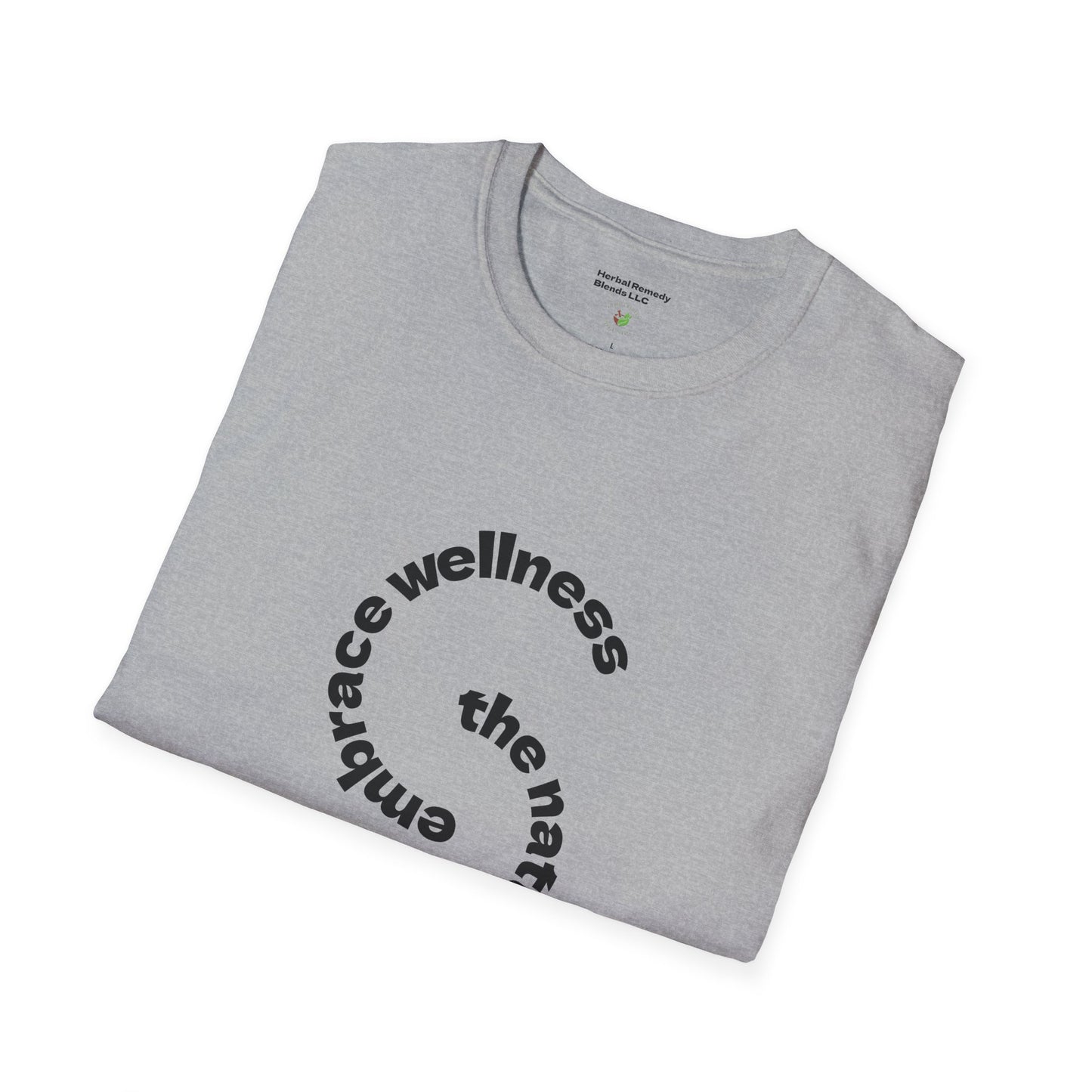 Wellness Nature Unisex Softstyle T-Shirt - The Healing Touch of Nature